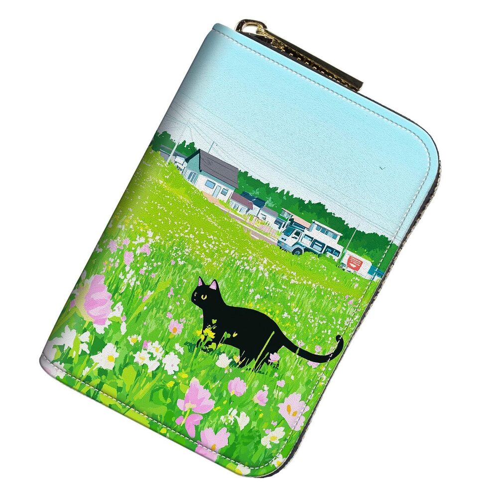 5224 RFID Blocking Credit Card Holder – 12-Slot Leather Wallet,Slim Compact